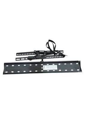 Adjustable Black TV Mounting Bracket with Straps